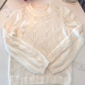 Gap white soft sweater